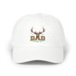 Hunter Dad Cap with Elk Head Graphic  Outdoorsman Hat Gift for Grandpa, Father, or Any Big Rack Hunter