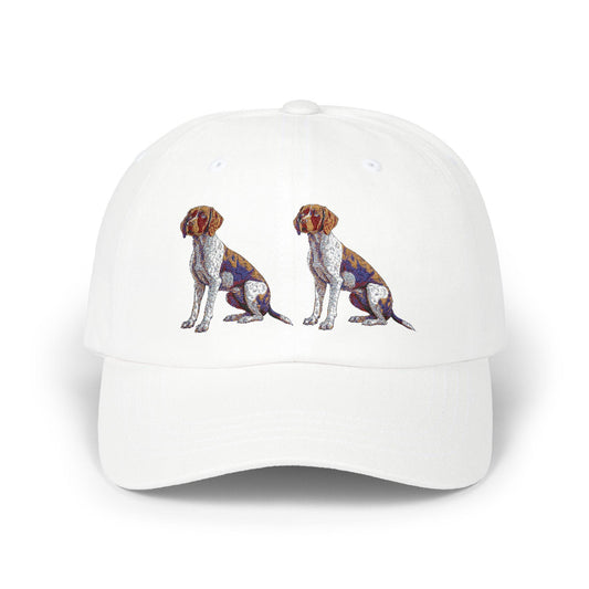 German Shorthaired Pointer Dad Cap - Nature & Pet Lover Gift, Bird Hunter Hat with Double Dog Graphic, Classic Outdoor Hunting Dad Hat
