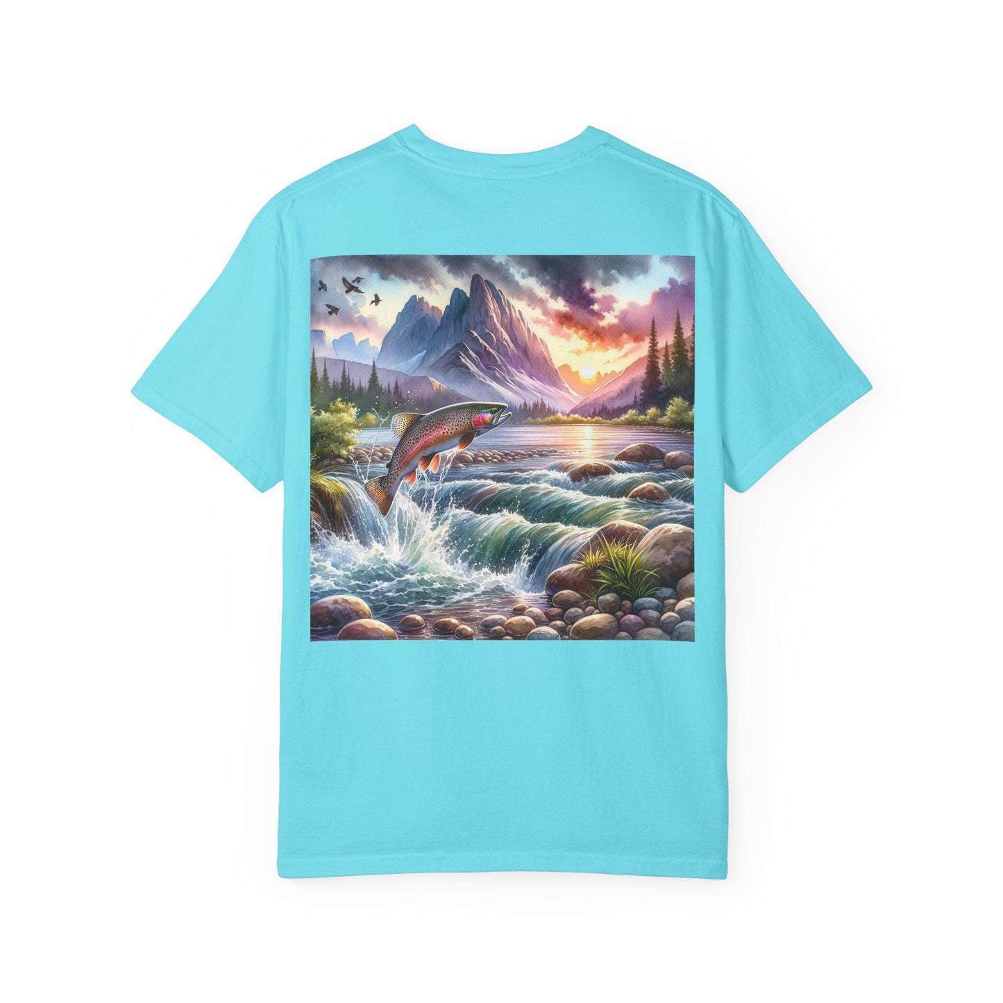 Nature Scene T-Shirt, Outdoor Adventure Tee, Fishing Gift, Unisex Apparel, Summer Fashion, Camping Gear, Nature Lover's Shirt