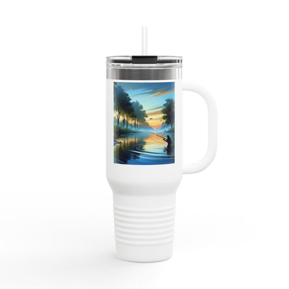 Scenic Insulated Travel Mug | 40oz Adventure Cup, Outdoor Drinkware, Nature Lover Gift, Eco-Friendly Travel Mug, Summer Picnic Essential