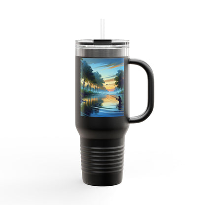Scenic Insulated Travel Mug | 40oz Adventure Cup, Outdoor Drinkware, Nature Lover Gift, Eco-Friendly Travel Mug, Summer Picnic Essential