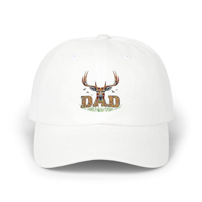 Dad Cap with Antler Embroidery - Classic Adjustable Hat for Outdoor, Hunting & Casual Wear, Perfect Gift for Men and Nature Lovers