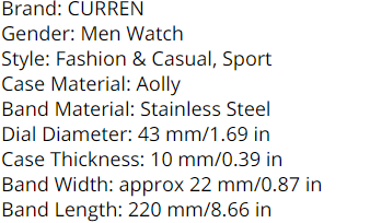 STAID METAL WATCH I 550951 - Toddcraft