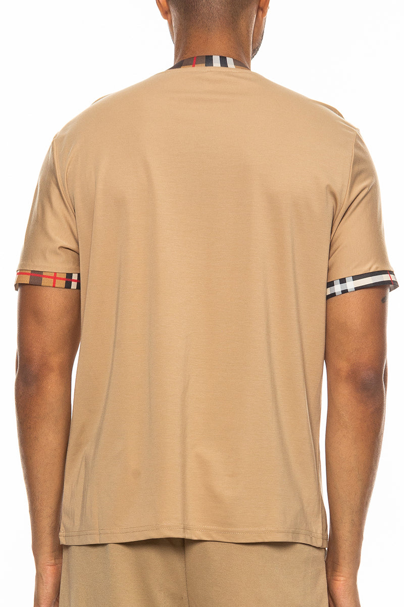 Checkered Detail Polo - Toddcraft