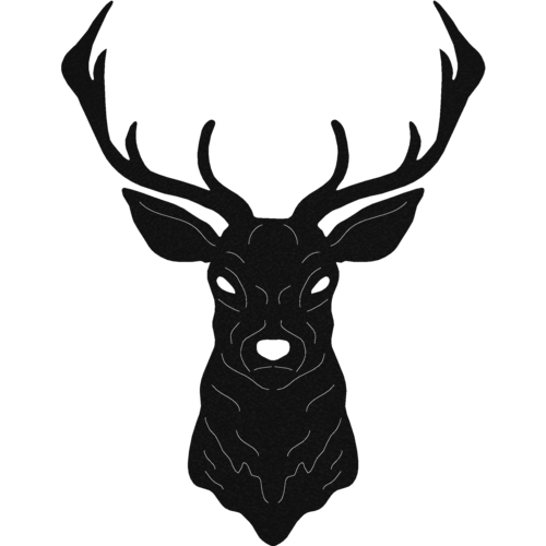 Deer Mount - Metal Wall Art - Toddcraft