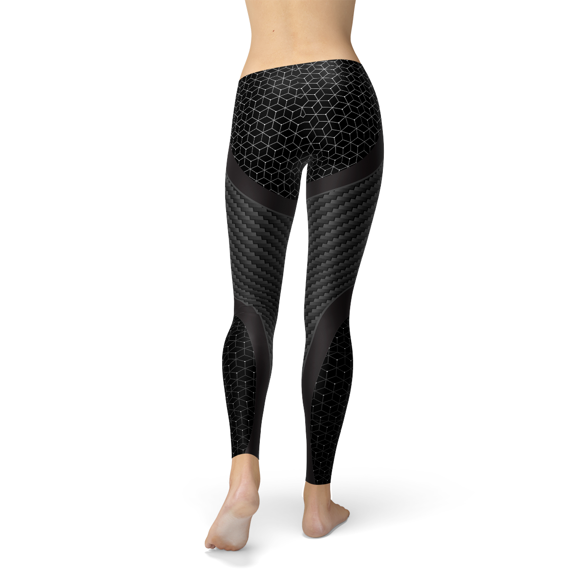 Womens Carbon Fiber Sports Leggings - Toddcraft