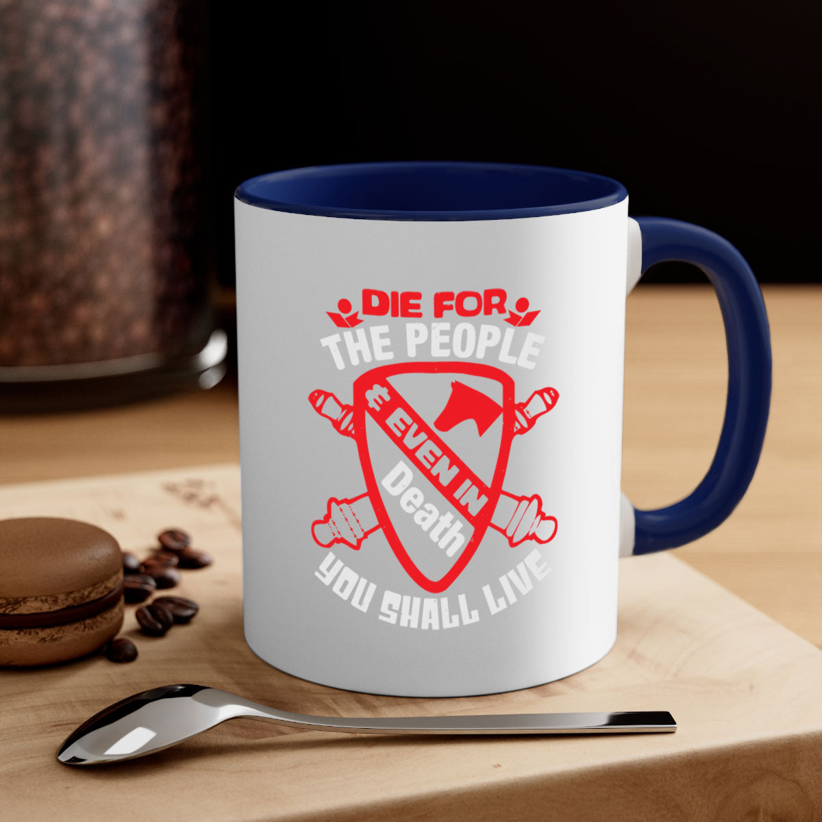 4th of July Patriotic Mug - Die for the People Quote