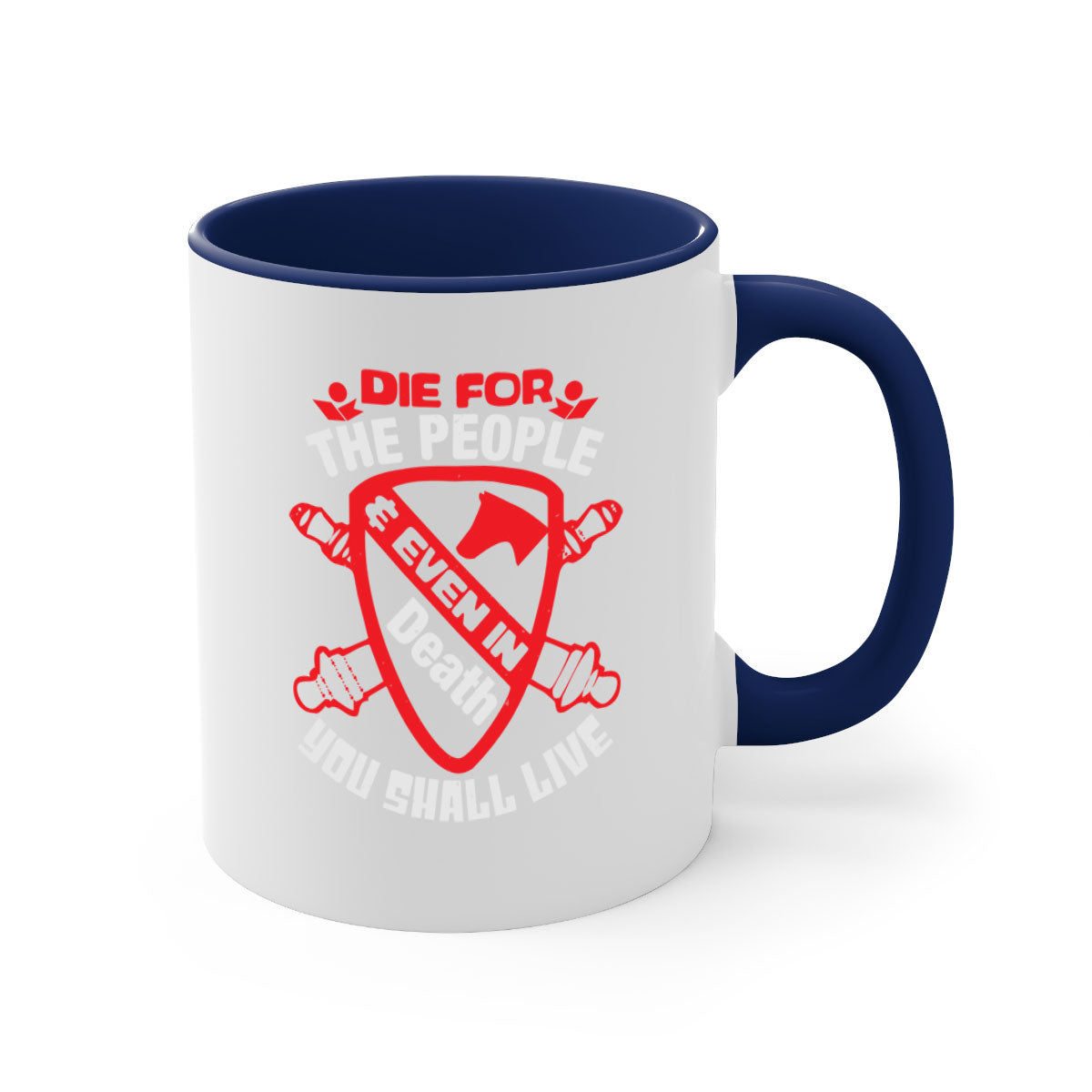 4th of July Patriotic Mug - Die for the People Quote