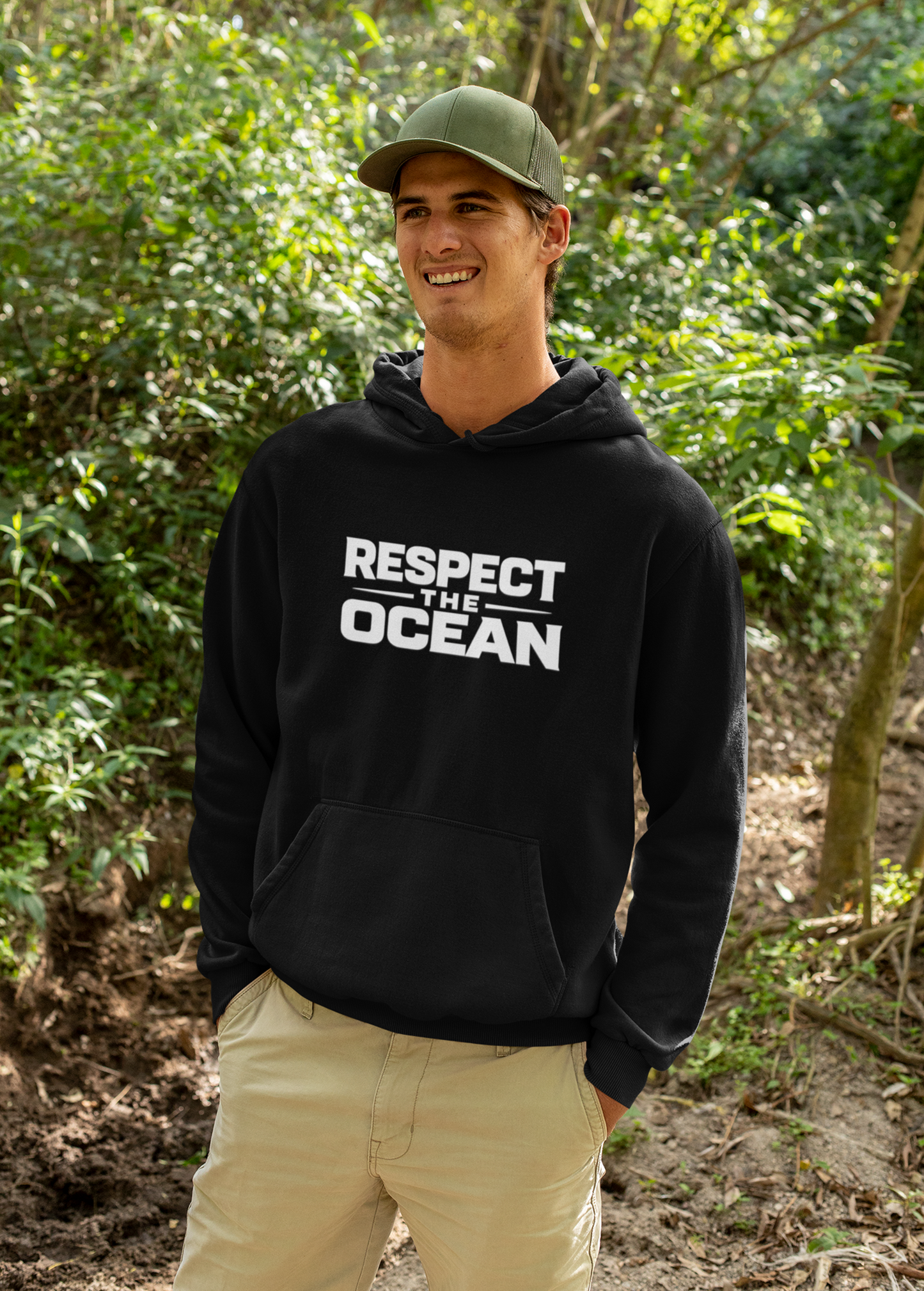 Respect The Ocean Hoodie – Shark People Only