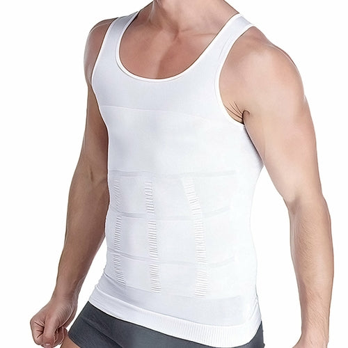 Aptoco Compression Shirt for Men Shapewear Vest Body Shaper Undershirt - Toddcraft