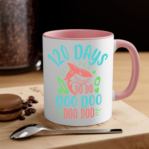 100 Days Shark Doo Doo Mug - Funny Shark Coffee Cup Gift