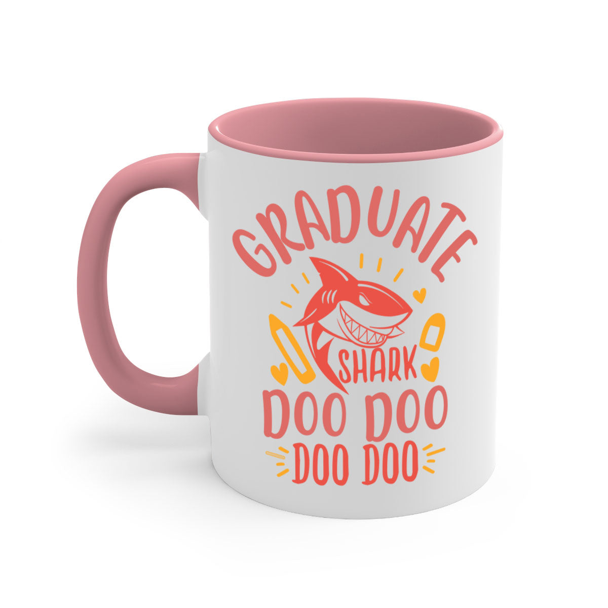 Graduate Shark Doo Doo Mug - Funny Graduation Coffee Cup Gift