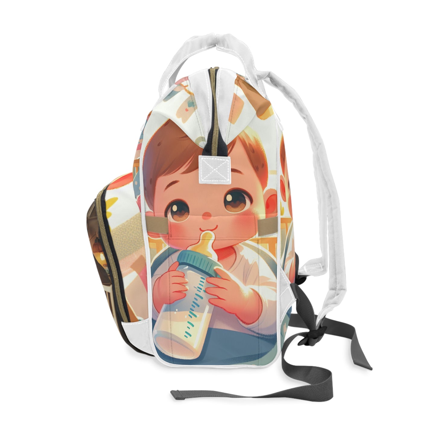 Cute and Functional Diaper Backpack for Parents, Baby Bag, Toddler Gear, Stylish Nursery Tote, Gift for New Moms - Toddcraft