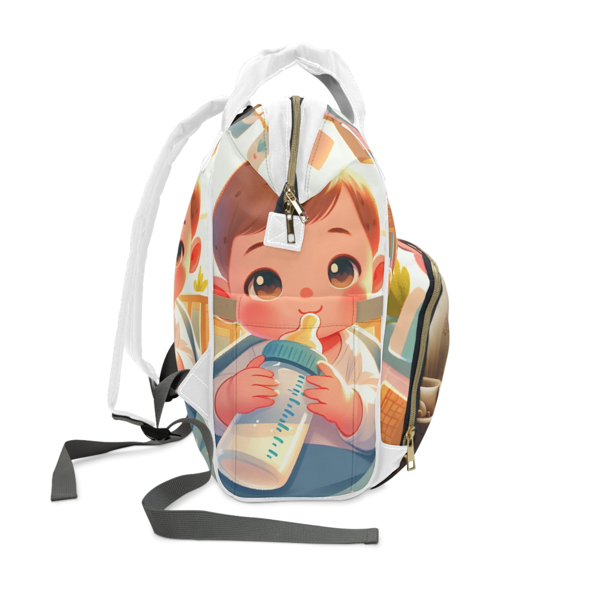 Cute and Functional Diaper Backpack for Parents, Baby Bag, Toddler Gear, Stylish Nursery Tote, Gift for New Moms - Toddcraft