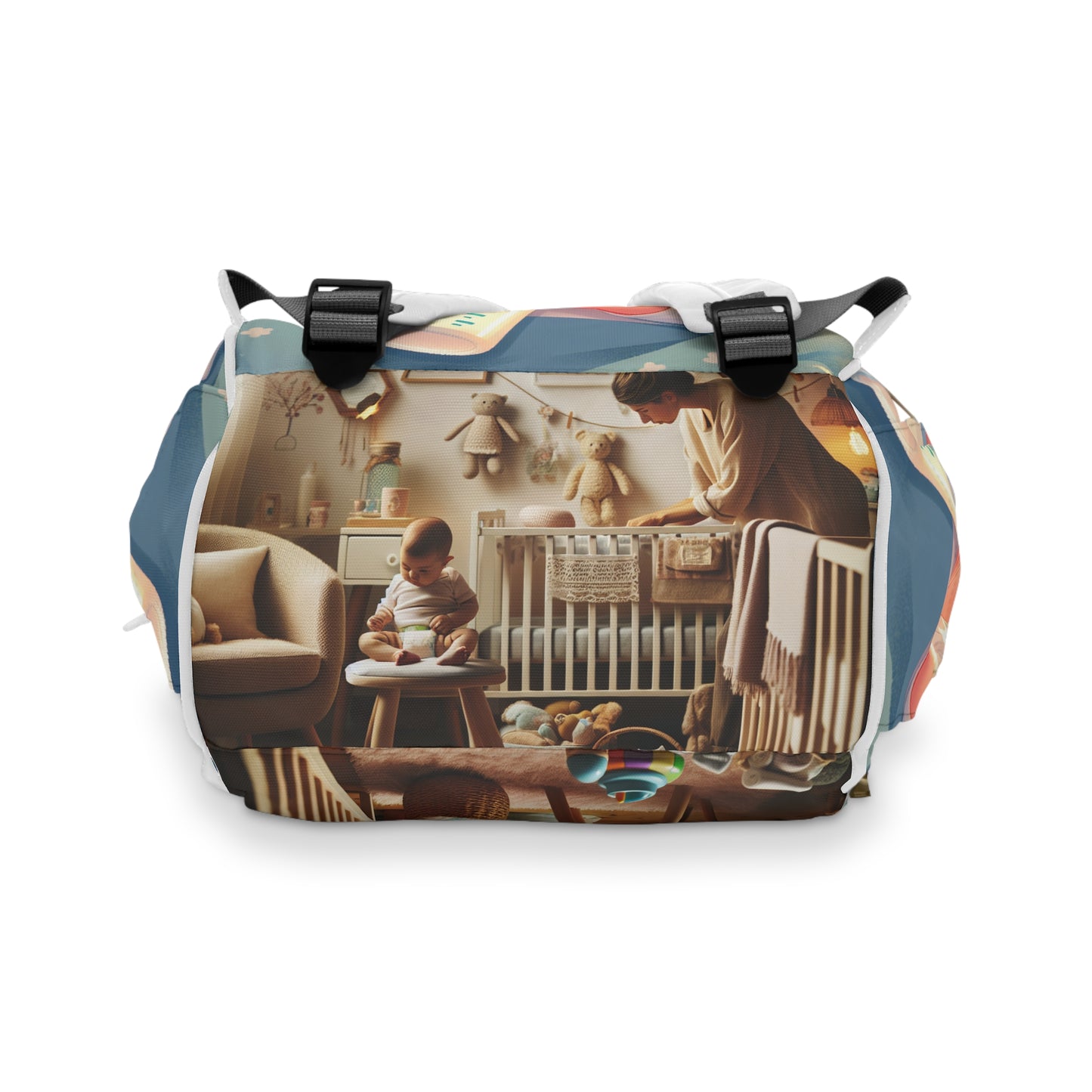 Cute and Functional Diaper Backpack for Parents, Baby Bag, Toddler Gear, Stylish Nursery Tote, Gift for New Moms - Toddcraft