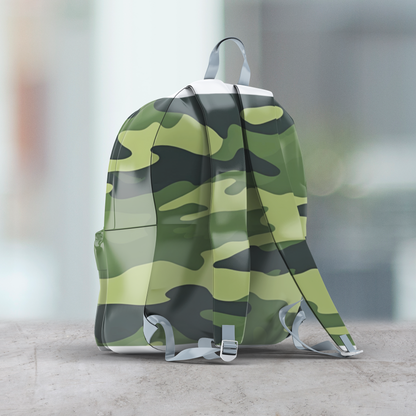 Camouflage Backpack for Outdoor Adventures, School, Hiking Gear, Stylish Travel Bag, Unisex Bookbag - Toddcraft