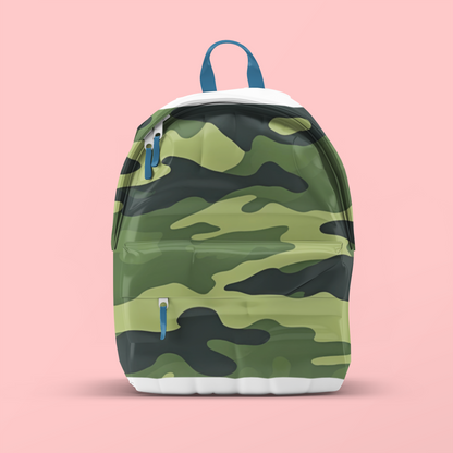 Camouflage Backpack for Outdoor Adventures, School, Hiking Gear, Stylish Travel Bag, Unisex Bookbag - Toddcraft