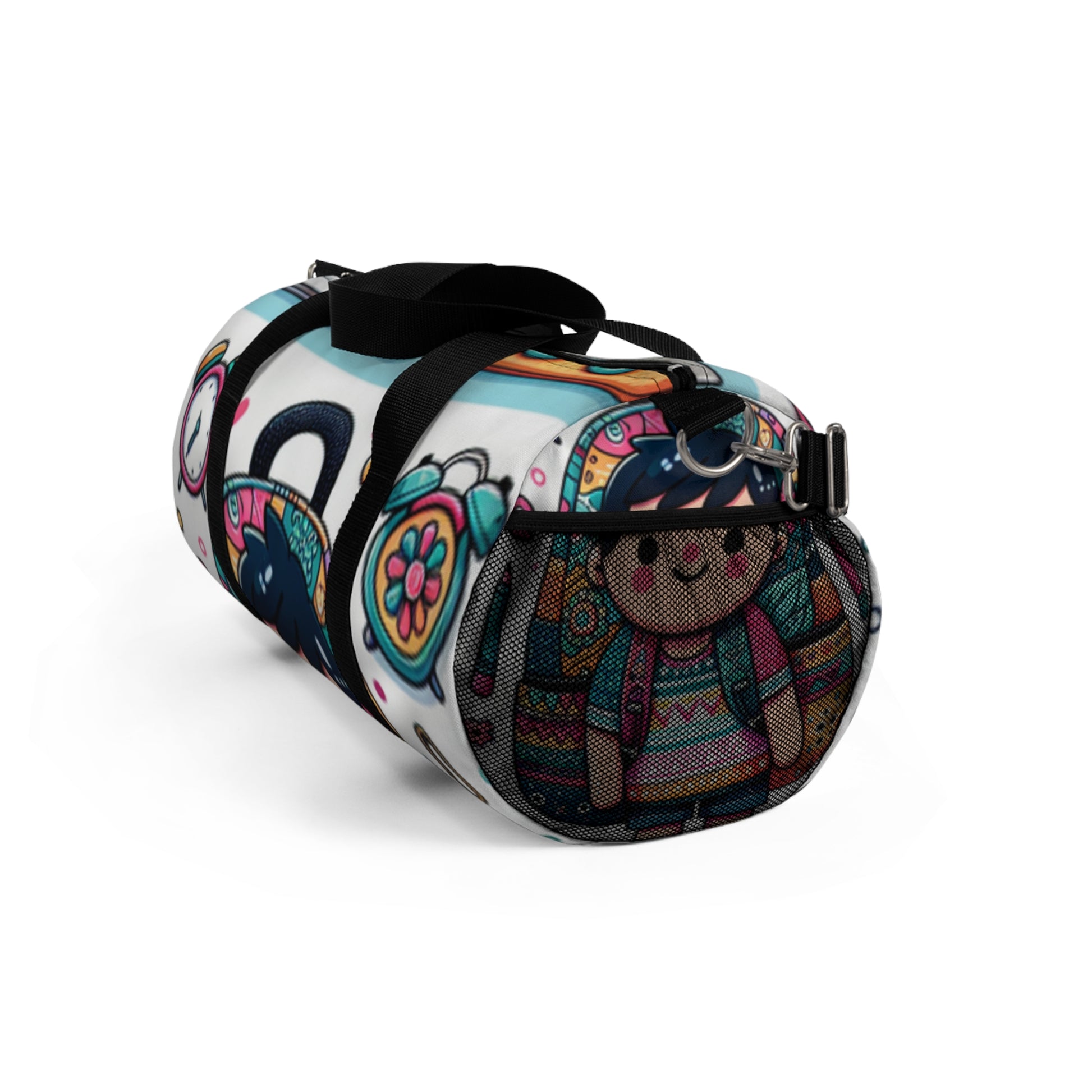 Cute Cartoon Duffel Bag, Gym Tote, Travel Luggage, Sports Bag, Weekender Bag, Fun Design - Toddcraft