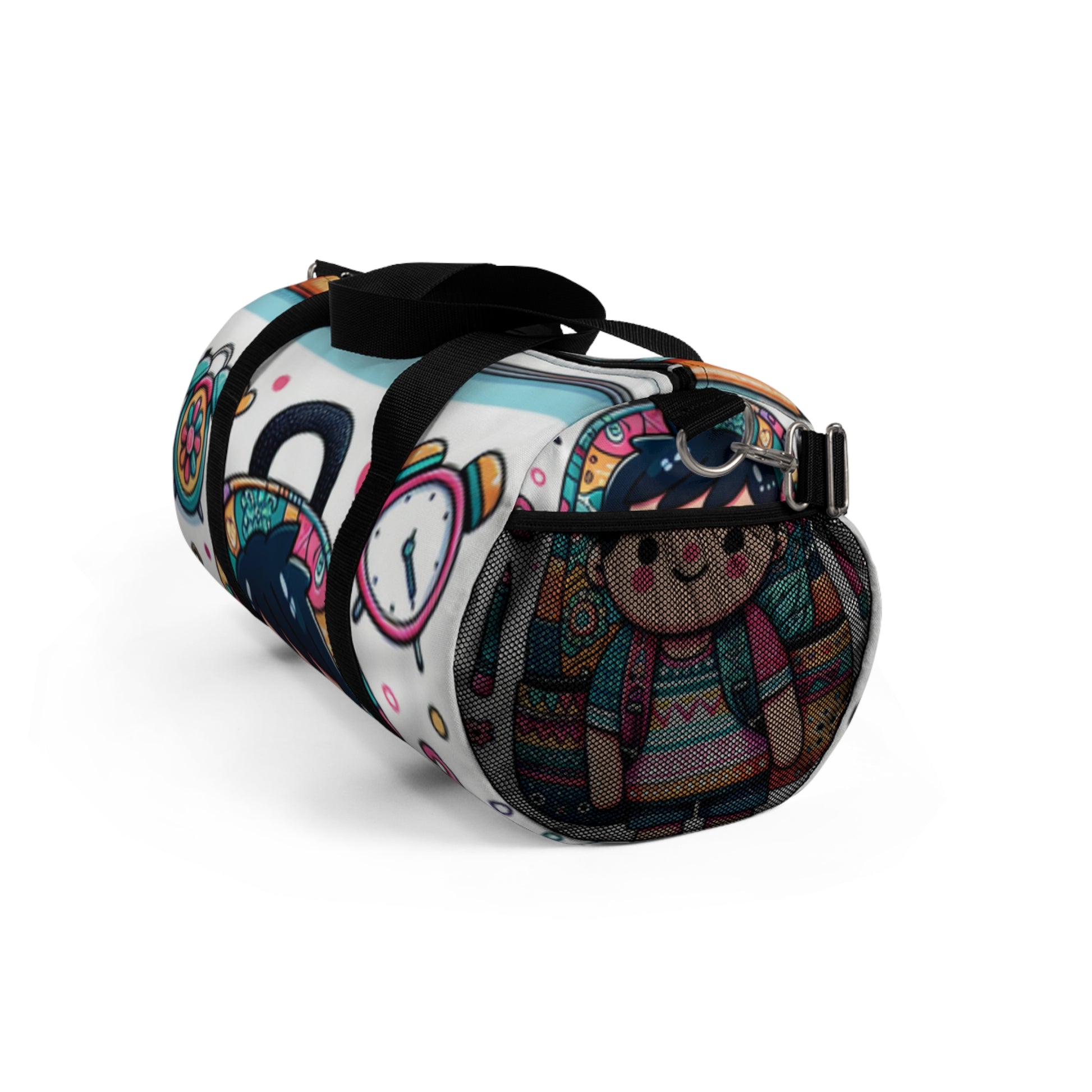 Cute Cartoon Duffel Bag, Gym Tote, Travel Luggage, Sports Bag, Weekender Bag, Fun Design - Toddcraft