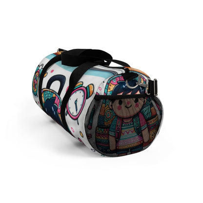 Cute Cartoon Duffel Bag, Gym Tote, Travel Luggage, Sports Bag, Weekender Bag, Fun Design - Toddcraft