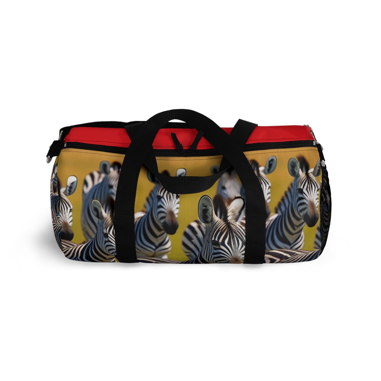 Zebra Print Duffel Bag | Travel Tote for Gym, Weekend Getaways, or Sports Events - Toddcraft