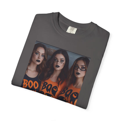 Boo Crew T-Shirt, Halloween Costume, Unisex Tee, Fall Fashion, Spooky Party Apparel, Gift for Halloween Lovers - Toddcraft