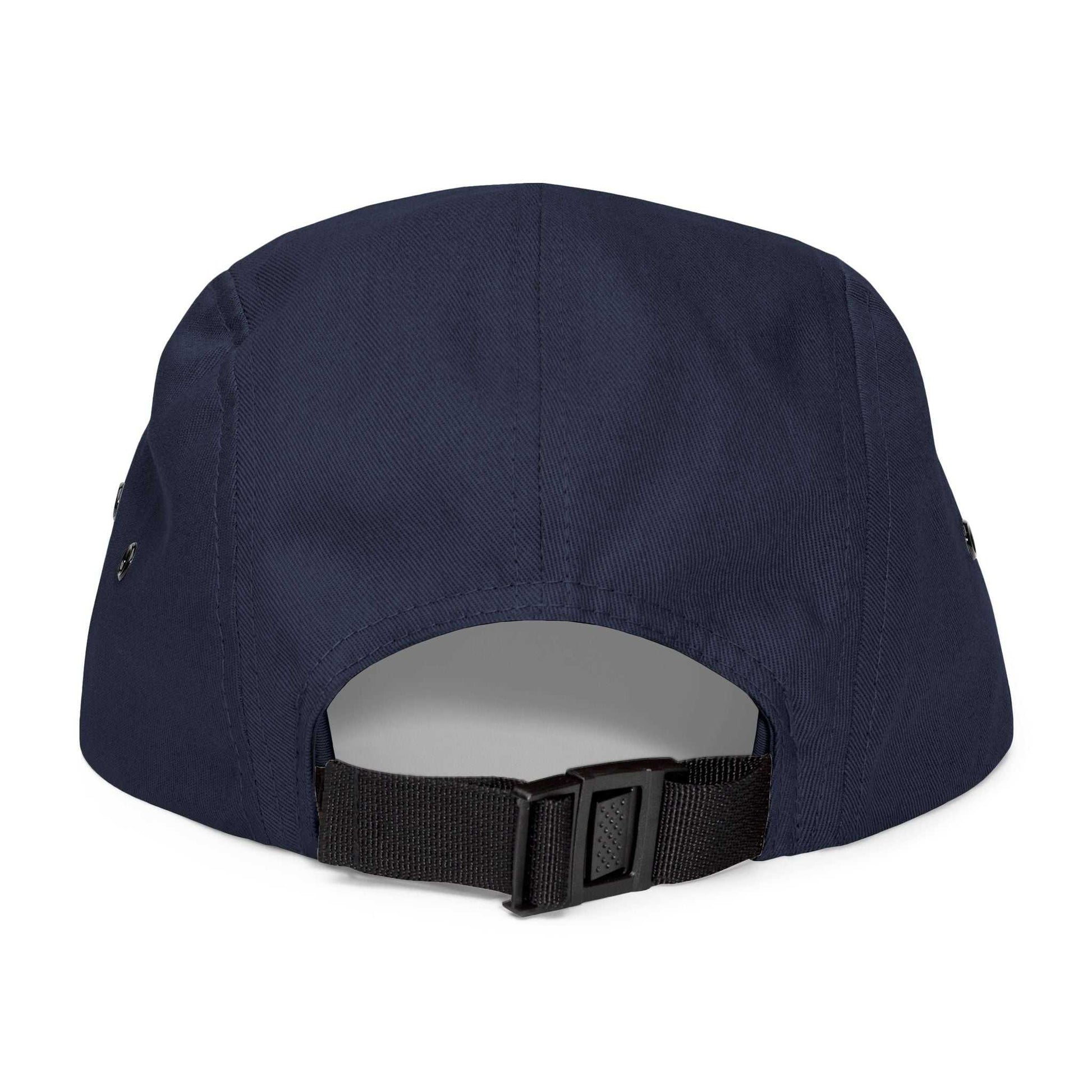 Dog Lovers 5 Panel Cap with adjustable strap and metal eyelets for ventilation.