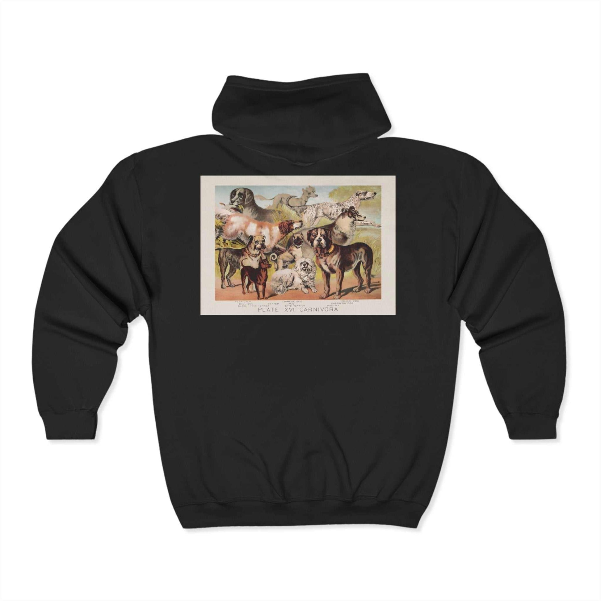 Cozy unisex animal print hoodie, artistic design, perfect gift for art lovers.