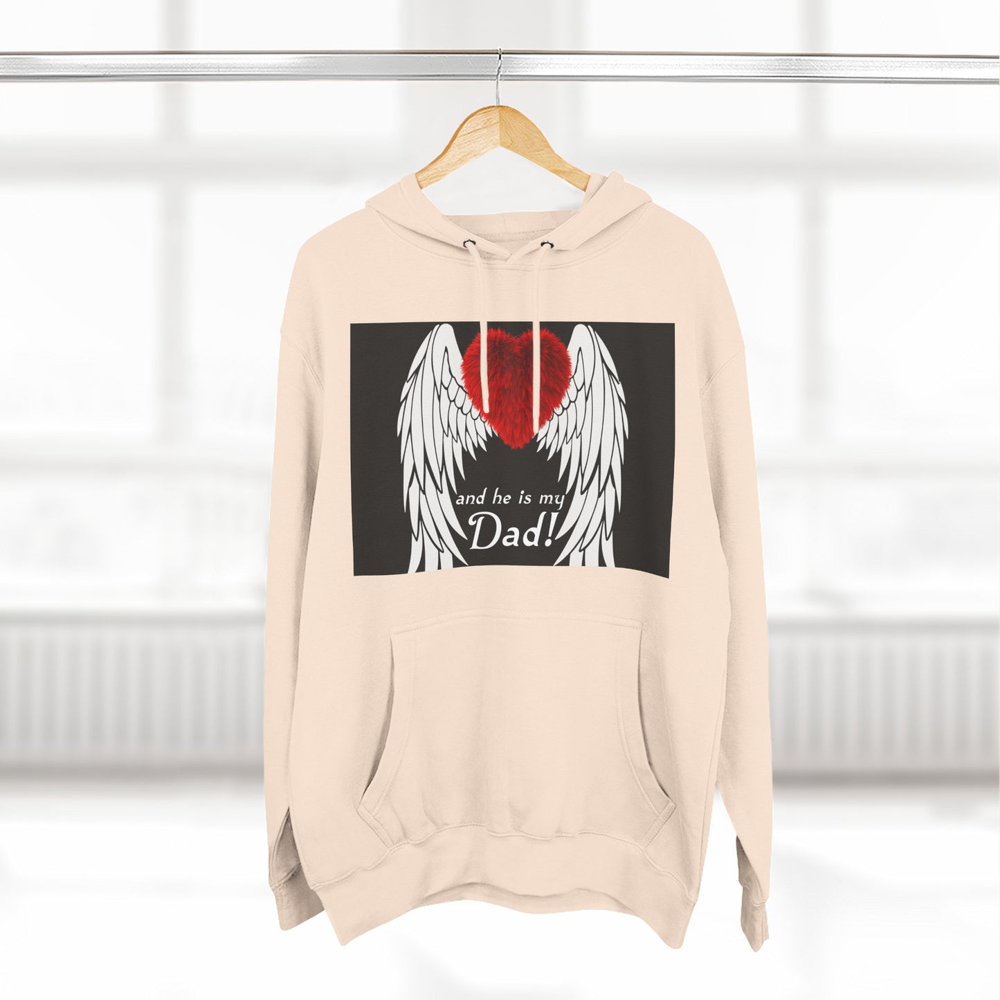 Heartfelt Dad Memorial Hoodie, Comfort Wear, Grief Support, Dad Tribute, Gift for Father's Day, Sympathy Gift - Toddcraft