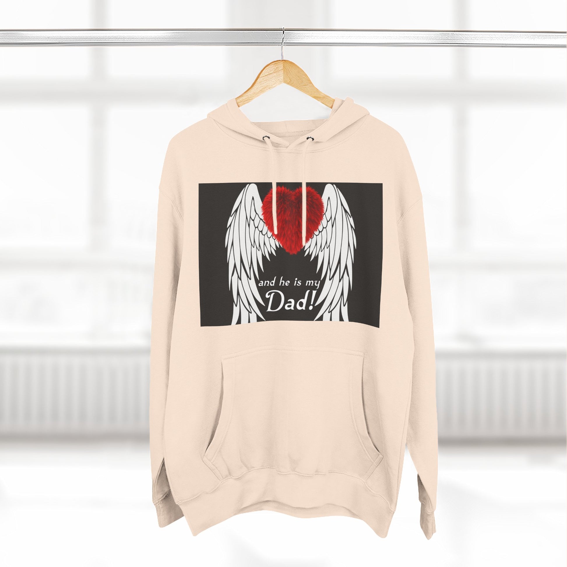 Heartfelt Dad Memorial Hoodie, Comfort Wear, Grief Support, Dad Tribute, Gift for Father's Day, Sympathy Gift - Toddcraft