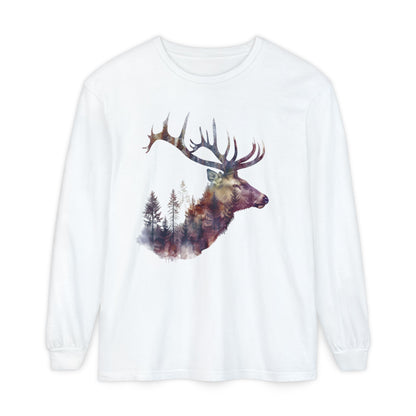 Unisex Garment-dyed Long Sleeve T-Shirt - Toddcraft