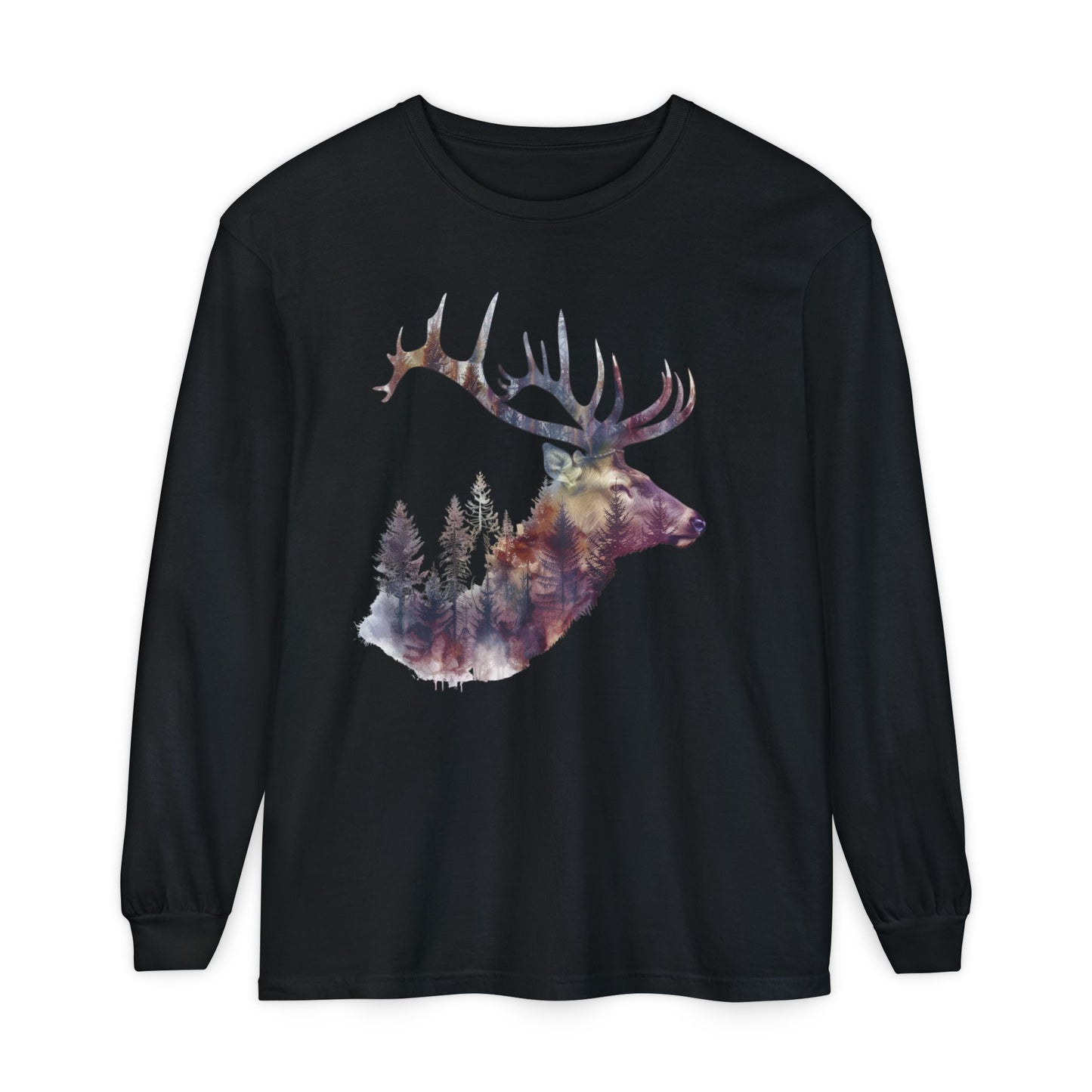 Unisex Garment-dyed Long Sleeve T-Shirt - Toddcraft