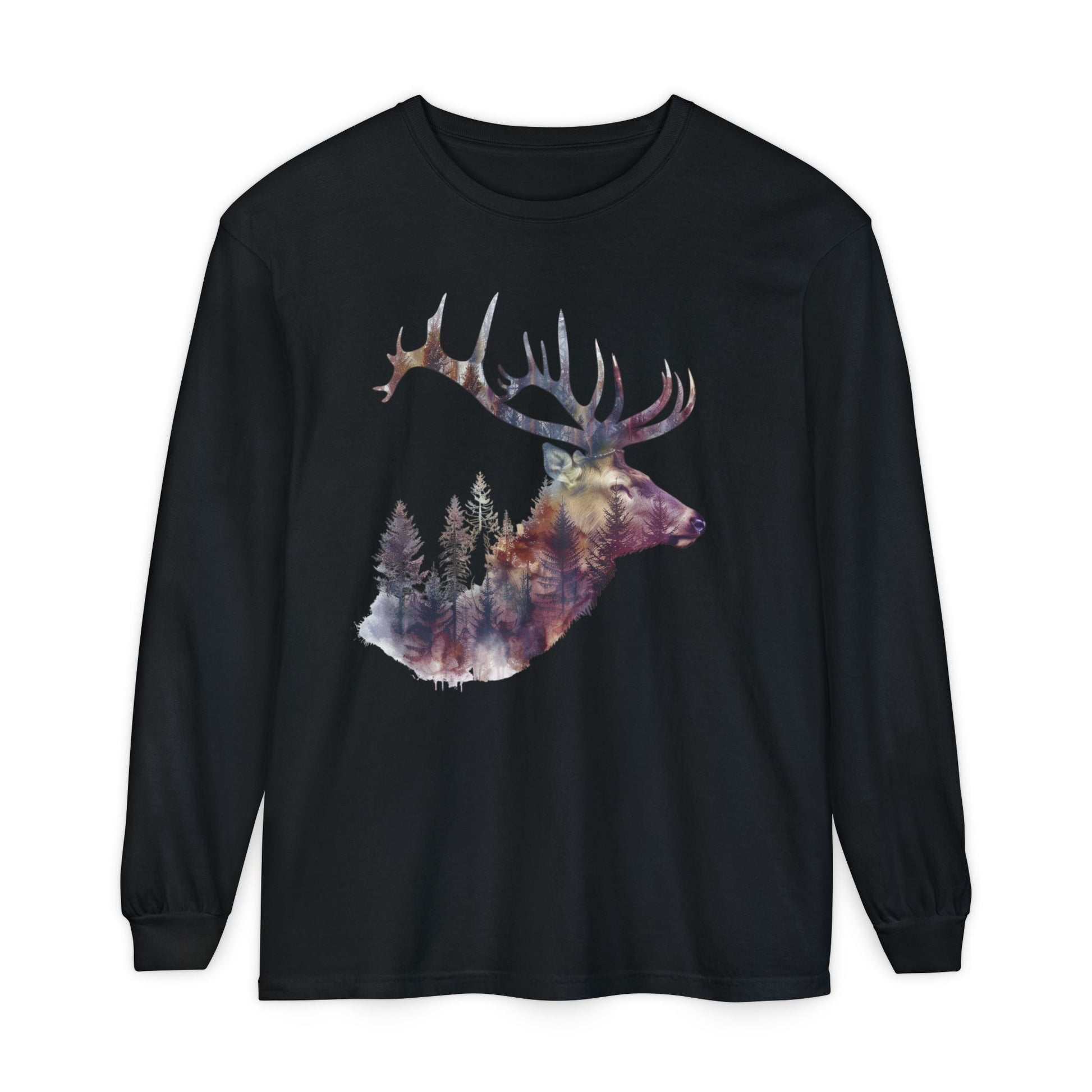 Unisex Garment-dyed Long Sleeve T-Shirt - Toddcraft