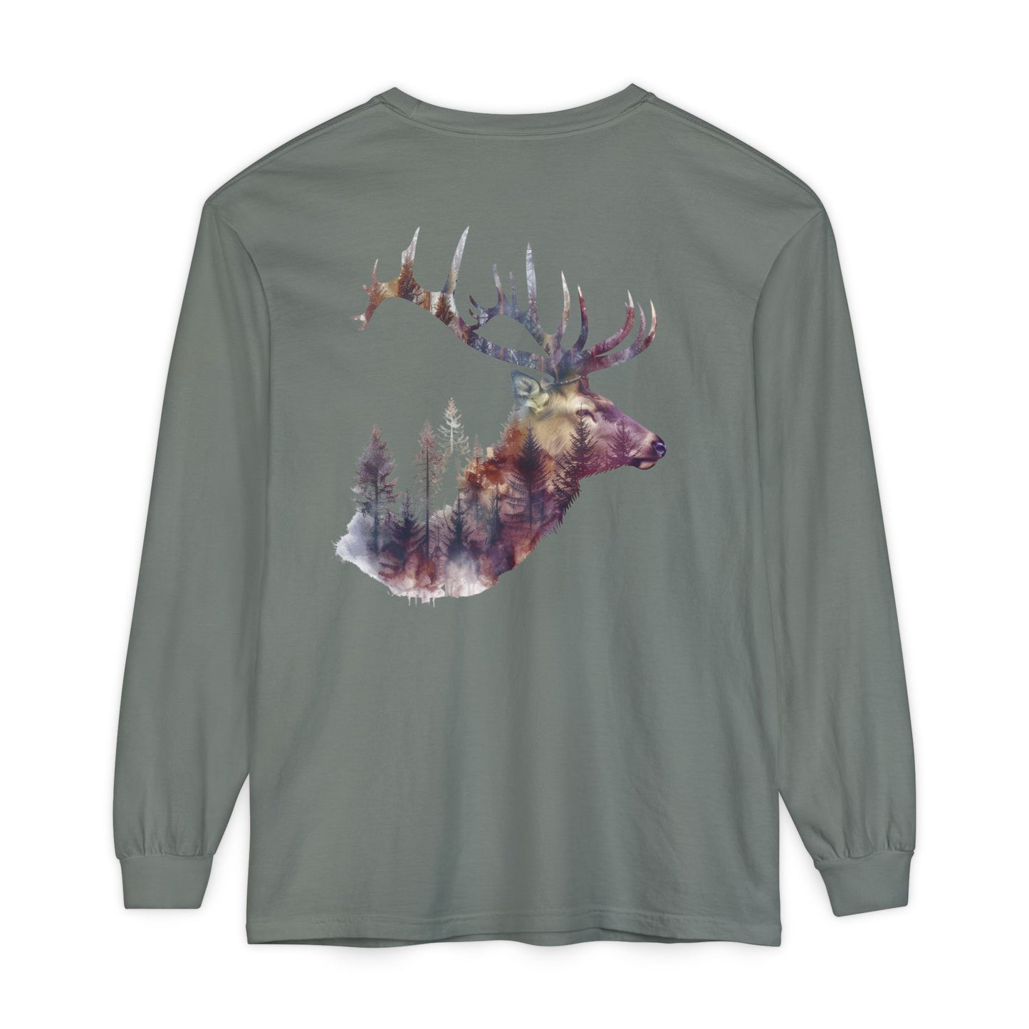 Unisex Garment-dyed Long Sleeve T-Shirt - Toddcraft
