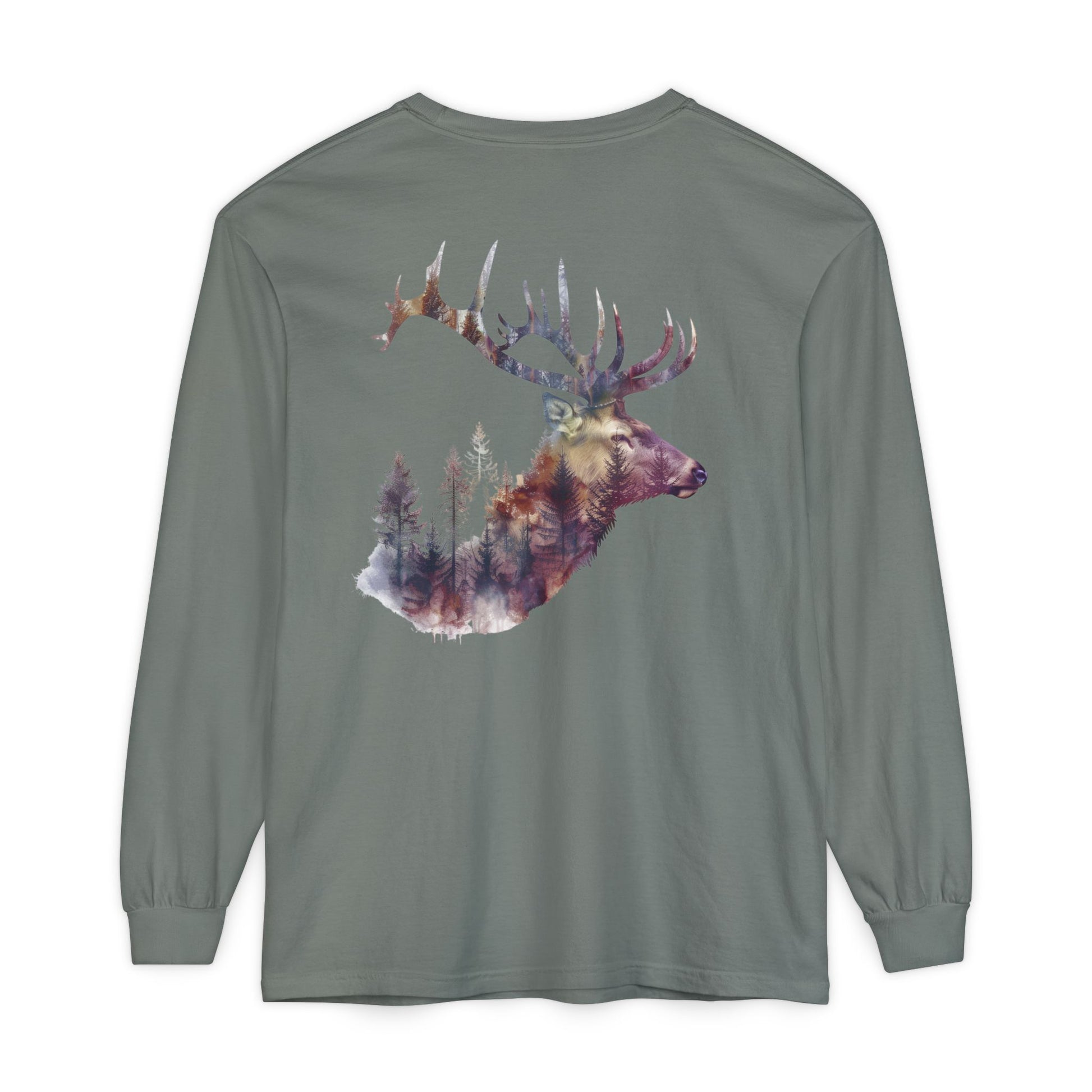 Unisex Garment-dyed Long Sleeve T-Shirt - Toddcraft