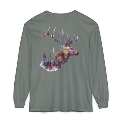 Unisex Garment-dyed Long Sleeve T-Shirt - Toddcraft