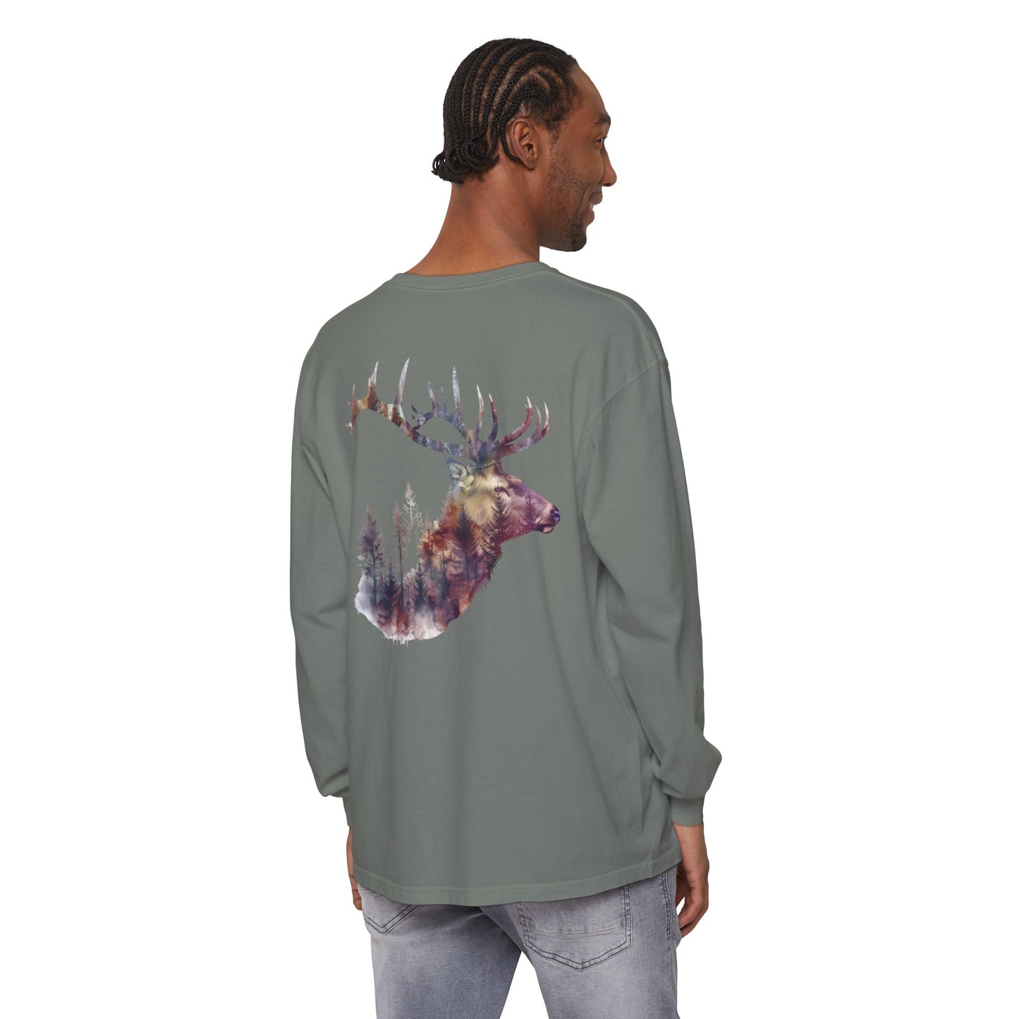 Unisex Garment-dyed Long Sleeve T-Shirt - Toddcraft