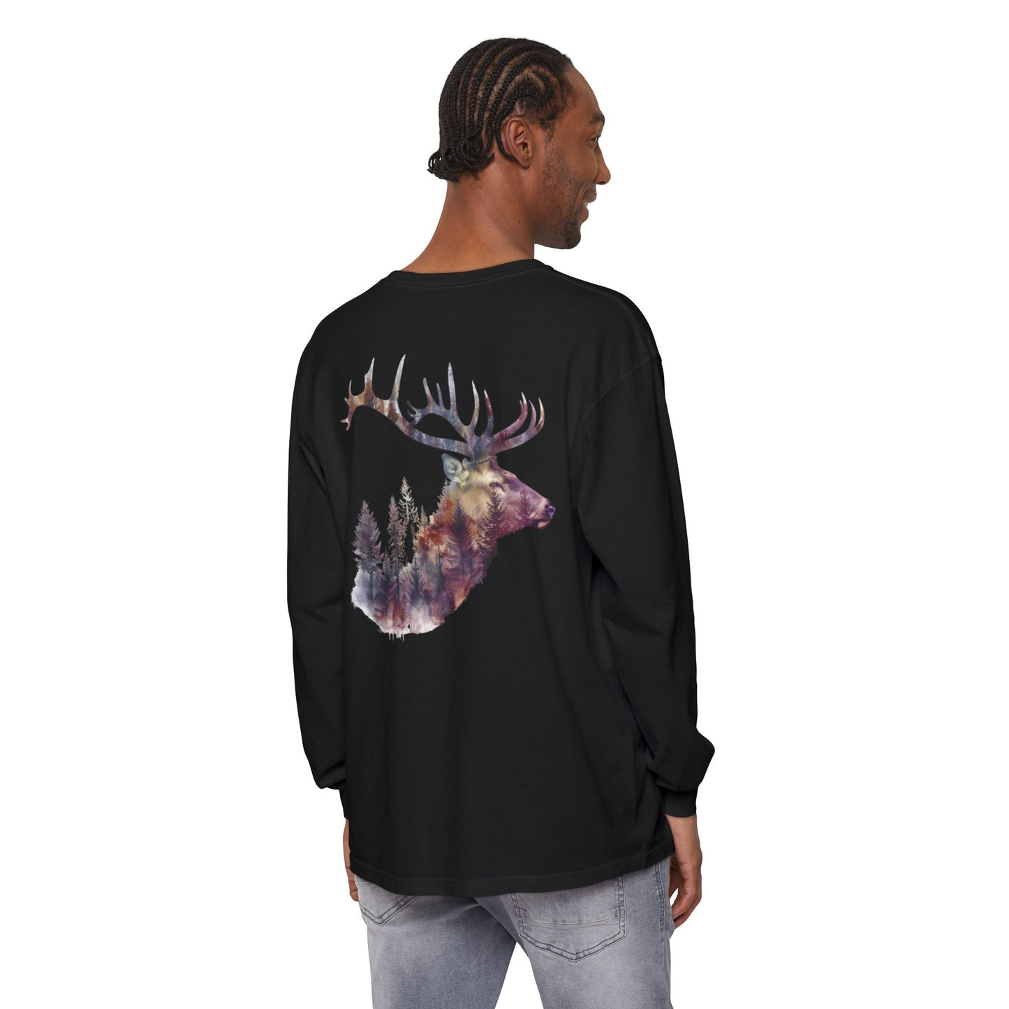 Unisex Garment-dyed Long Sleeve T-Shirt - Toddcraft