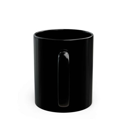 Camaro Lover's Black Mug with sleek ceramic finish and vibrant design.