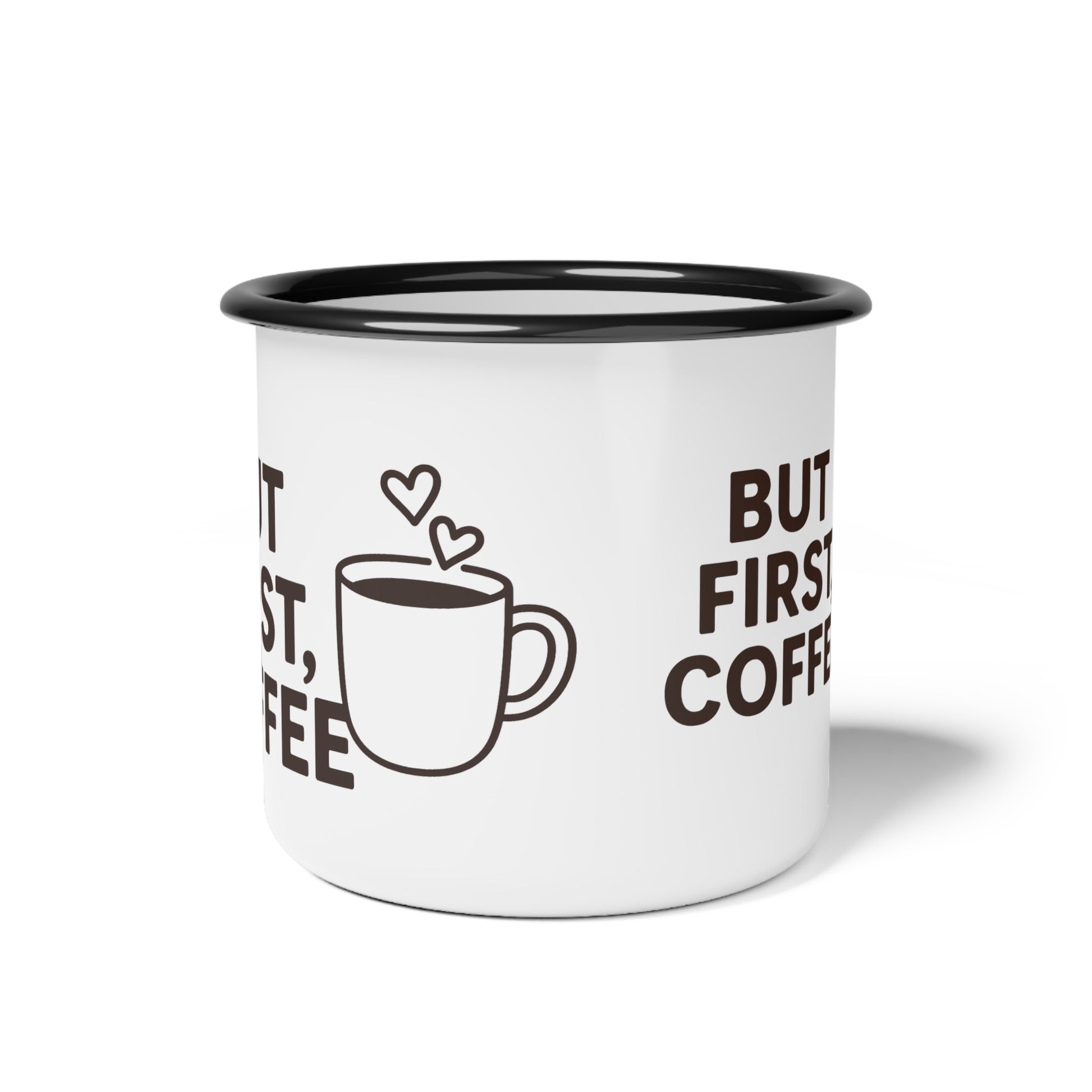 Enamel Camp Coffee Mug, Ideal for Outdoor Adventures, Camping Gifts, Rustic Kitchen Decor, Cozy Mornings, Coffee Lovers - Toddcraft