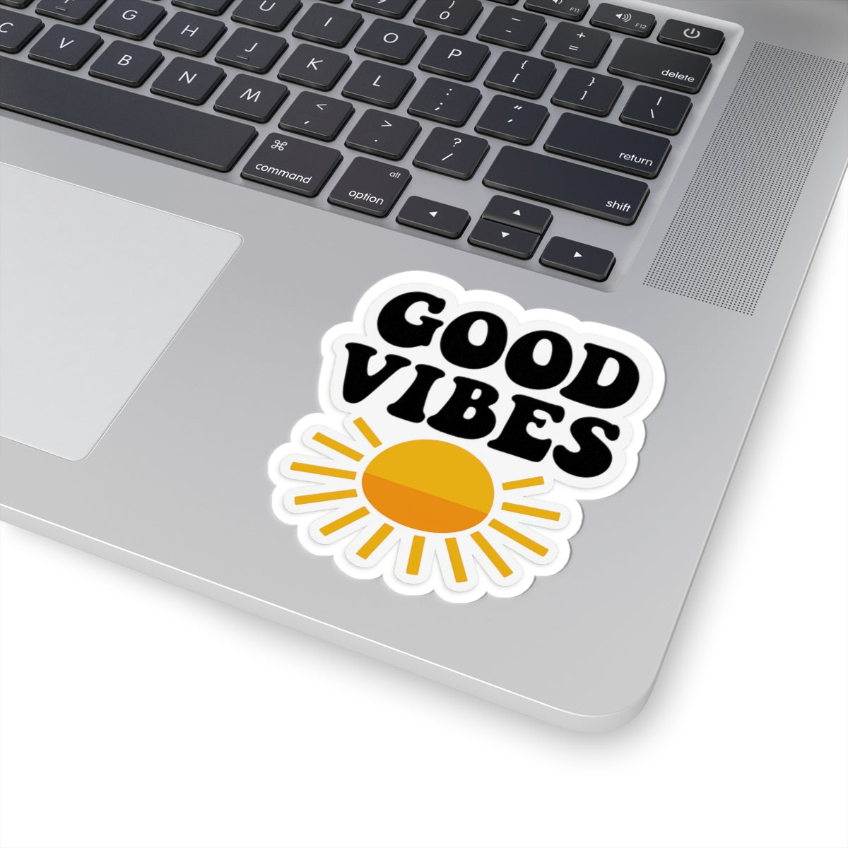 Good Vibes Kiss-Cut Stickers | Positive Energy Decals for Laptops, Water Bottles, Journals, Gifts - Toddcraft