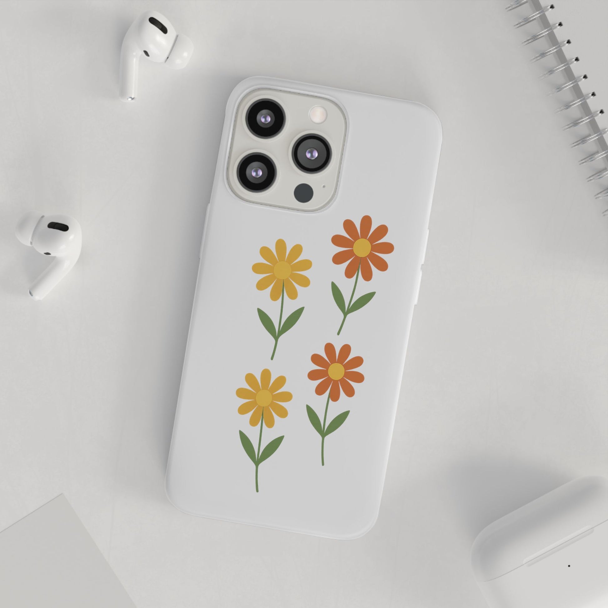 Floral Flexi Cases - Custom Phone Covers for Nature Lovers, Cute Gifts for Friends, Floral Design, Spring Accessories, Phone Protection - Toddcraft