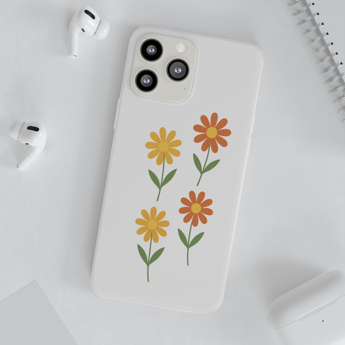 Floral Flexi Cases - Custom Phone Covers for Nature Lovers, Cute Gifts for Friends, Floral Design, Spring Accessories, Phone Protection - Toddcraft