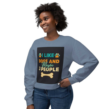 Unisex Lightweight Crewneck Sweatshirt with playful graphic design, featuring soft ring-spun cotton fabric.