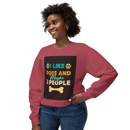 Unisex lightweight crewneck sweatshirt with relaxed fit and eco-friendly print.