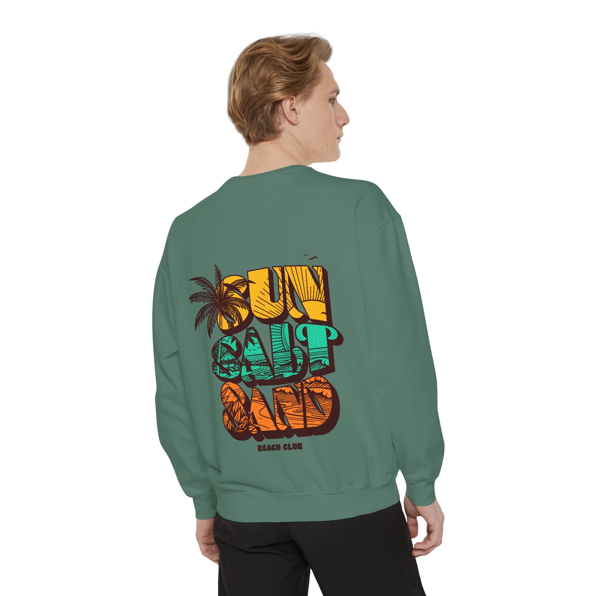 Beach Vibes Sweatshirt | Sun Salt Sand | Unisex Hoodie for Summer, Vacation, Gift, Beach Lovers, Casual Wear - Toddcraft