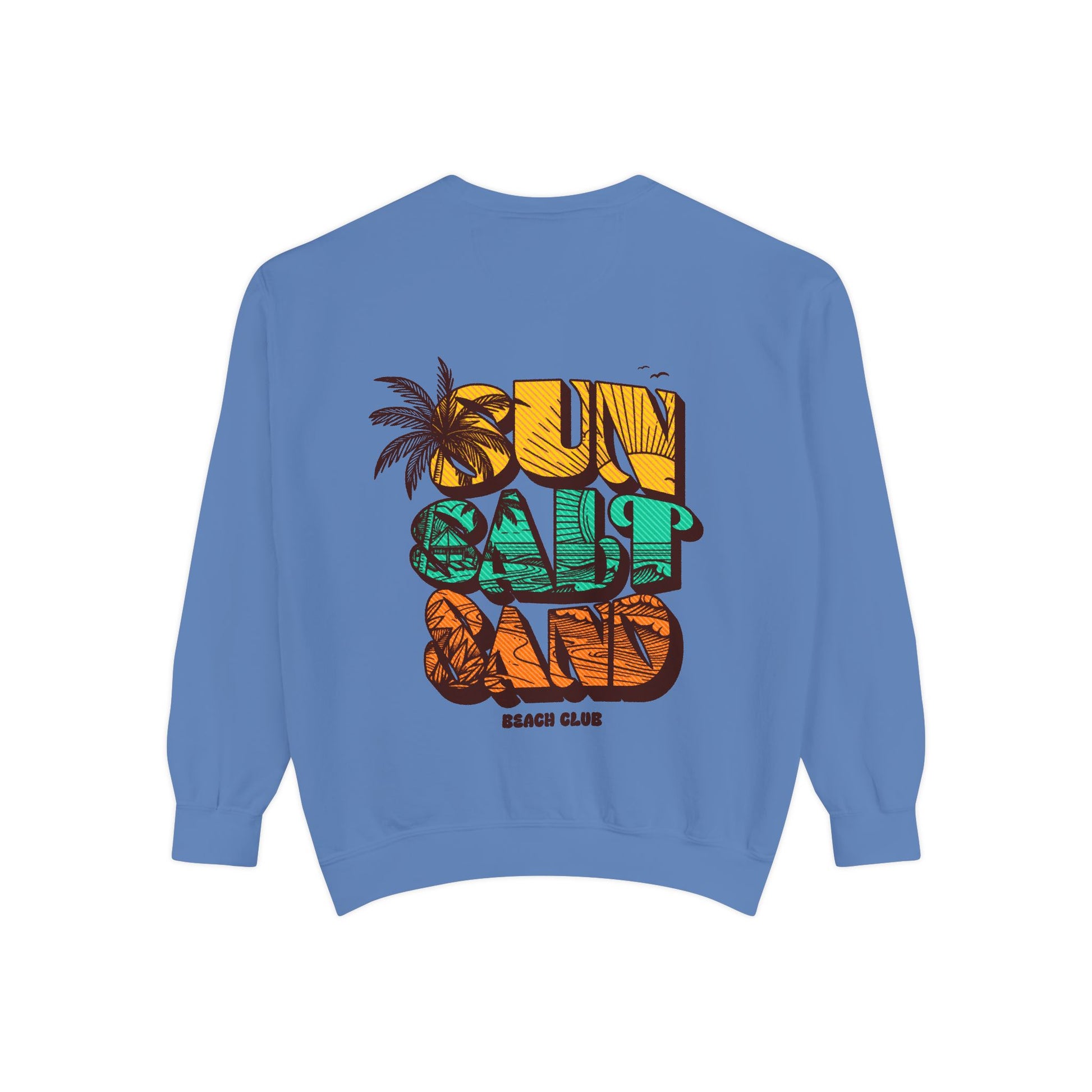 Beach Vibes Sweatshirt | Sun Salt Sand | Unisex Hoodie for Summer, Vacation, Gift, Beach Lovers, Casual Wear - Toddcraft