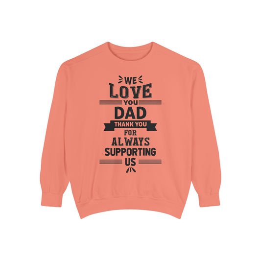 Love You Dad Sweatshirt - Father's Day Gift Hoodie - Toddcraft