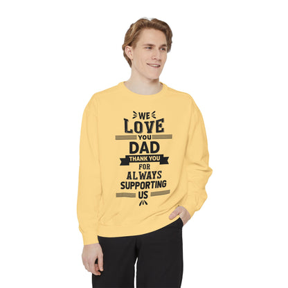 Love You Dad Sweatshirt - Father's Day Gift Hoodie - Toddcraft