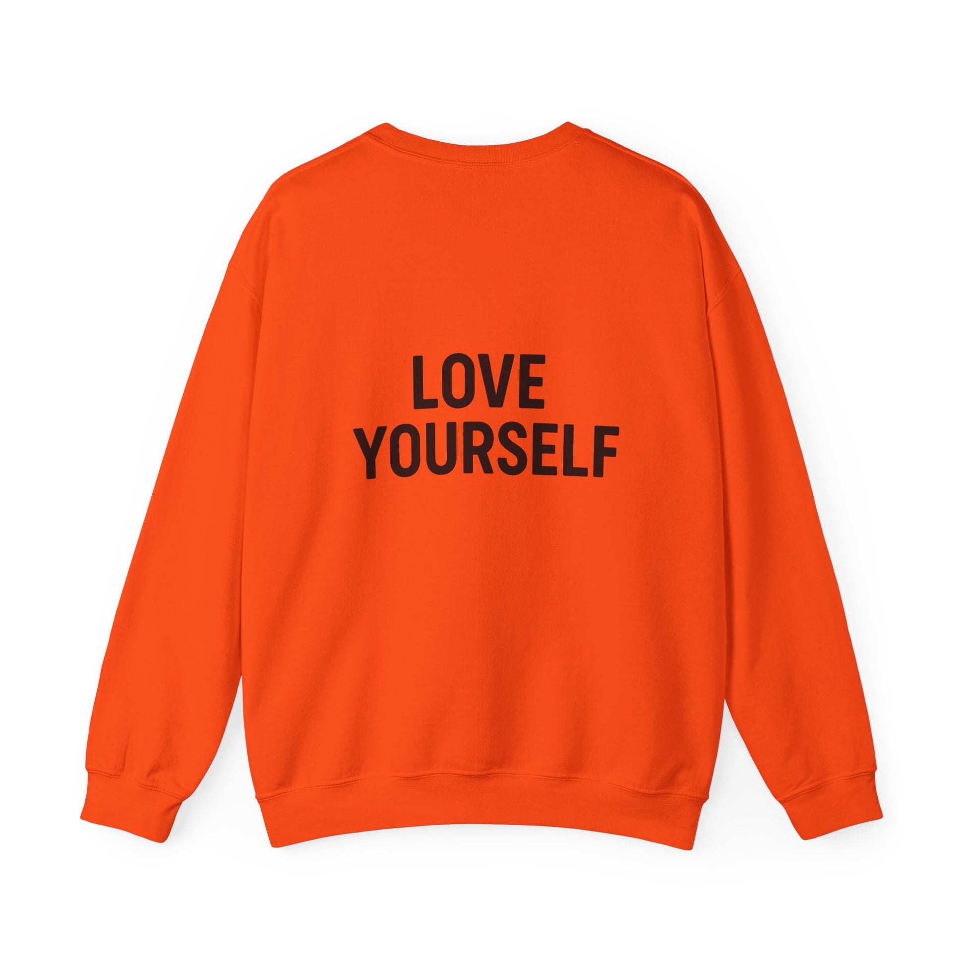 Love Yourself Sweatshirt, Unisex Crewneck, Inspirational Gift, Self-Love Apparel, Cozy Casual Wear, Perfect for Any Occasion - Toddcraft